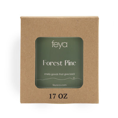 Feya Forest Pine 17 oz Candle In Box