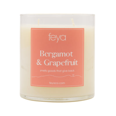 Feya Bergamont & Grapefruit 17 oz Candle