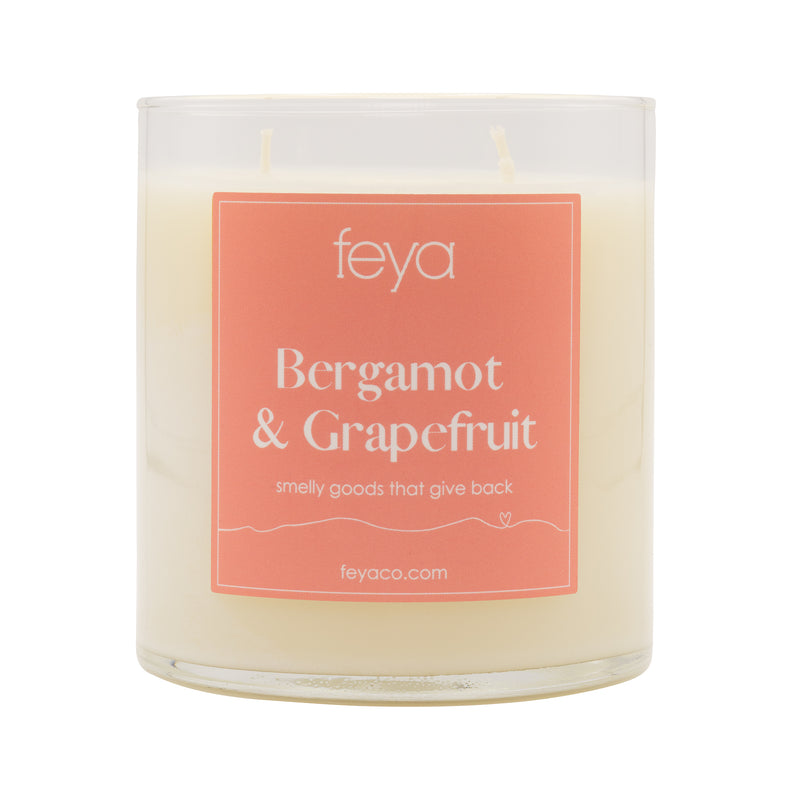 Feya Bergamont & Grapefruit 17 oz Candle