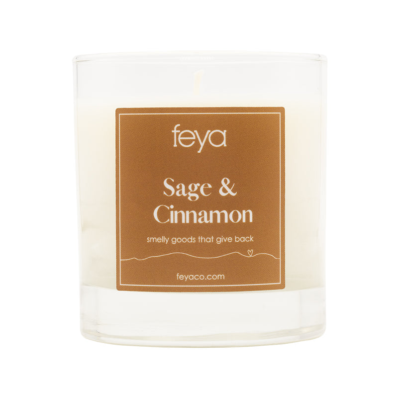 Feya Sage & Cinnamon 6.5 oz Candle